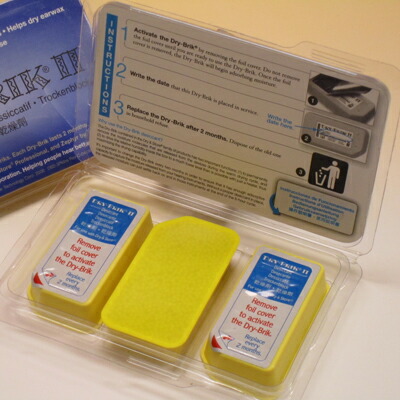 ドライアンドストア＋乾燥剤 楽天市場】DRY&STORE 補聴器乾燥剤 ドライ＆ストア 乾燥剤6個入り