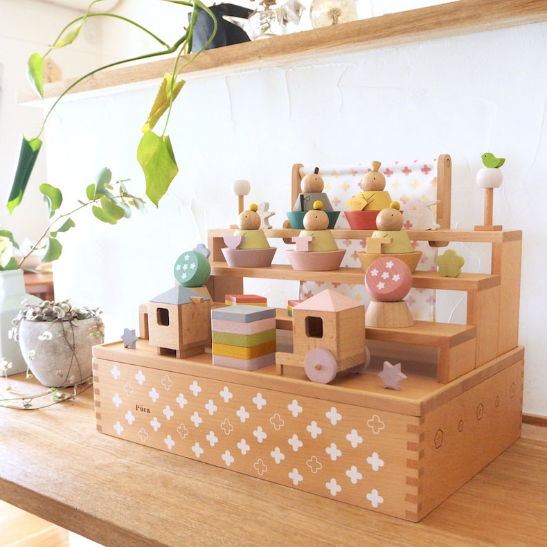 楽天市場】【KAHO】Wooden Hinadoll / Lemi toys 雛人形 ひな人形 お雛