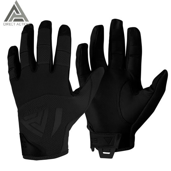 DIRECT ACTION ダイレクトアクション ハードグローブ レザー HARD GLOVES LEATHER BK 各サイズ S M L XL 2XL サバゲー サバイバルゲーム 送料無料 メール便|Toy&ZAKKA mimiy / ミミー