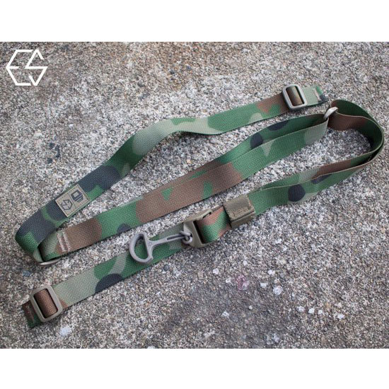 EDGAR SHERMAN DESIGN ESD Sling Mk1.5ツーポイントスリング 陸自迷彩 2型迷彩 アメリカ製 限定カラー カスタム オプション パーツ サバイバルゲーム サバゲー IPSC スチールチャレンジ シューティング マッチ 装備 ミリタリー メール便