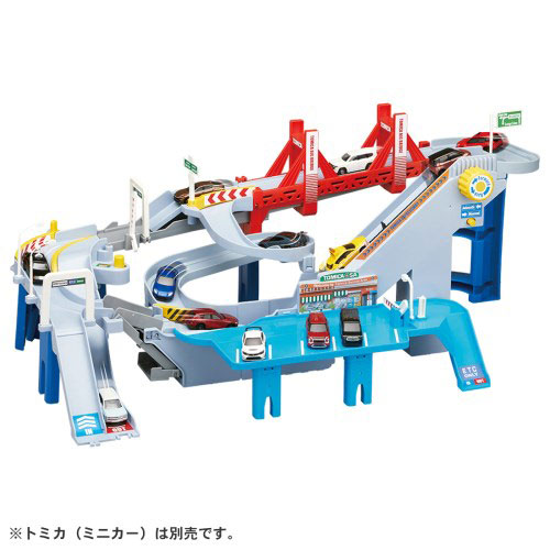 トミカワールド コースがのび~る!2WAYにぎやか高速どうろ 送料無料 ギフト プレゼント