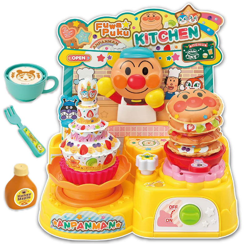 びっくり!!ふくらむスイーツ♪アンパンマンのふわぷくキッチンDX 送料無料 ギフト プレゼント【在庫限り】