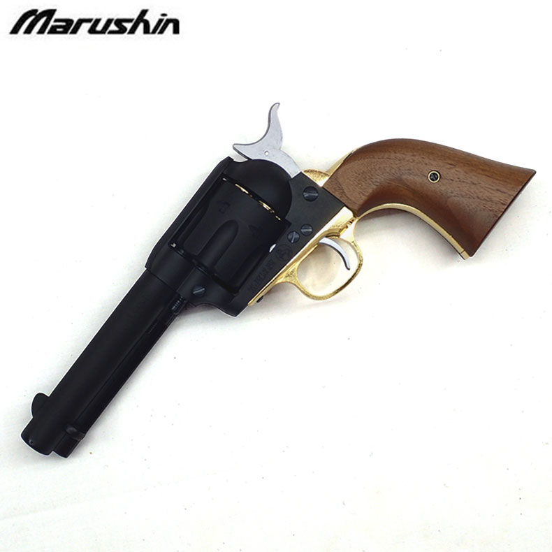 マルシン ガスリボルバー SAA.45 シビリアン 木製グリップ ブラススタイルHW 18歳以上対象 エアガン エアーガン カスタム サバイバルゲーム サバゲー IPSC スチールチャレンジ シューティング マッチ 装備 ミリタリー 送料無料｜Toy＆ZAKKA mimiy ／ ミミー 26,898円