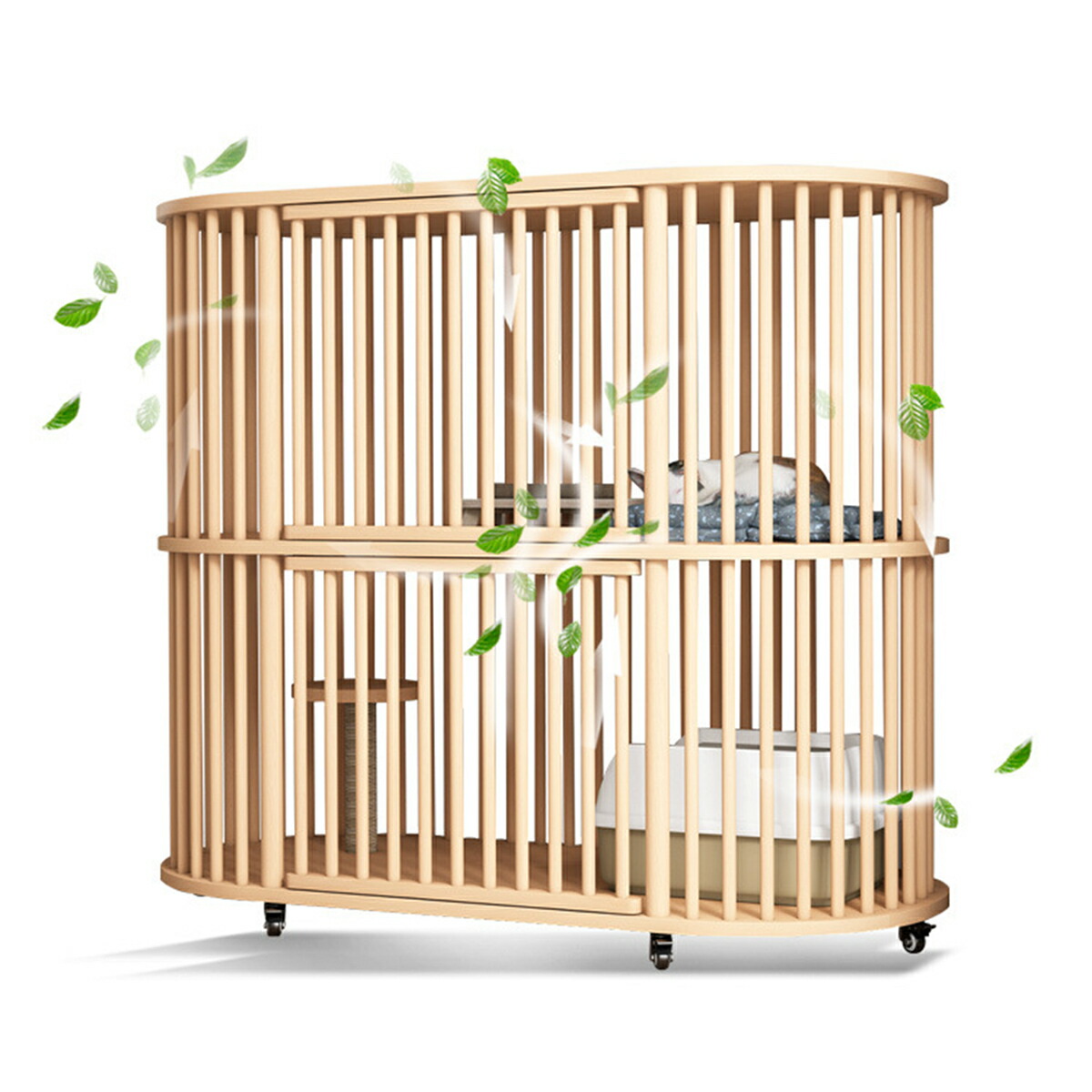 楽天市場】キャットタワー ペット 上下運動でストレス解消キャット