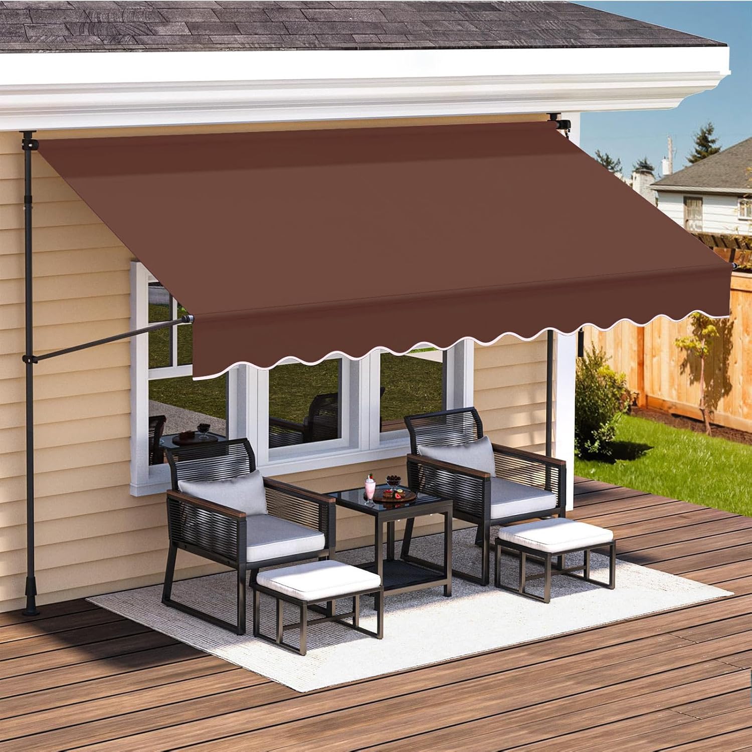 楽天市場】オーニングテント オーニング・シェード 日よけ 2.15M-3.1M