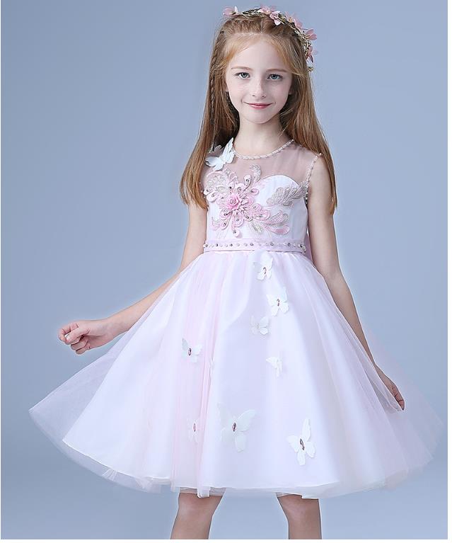 楽天市場 100 170cm 子供 ワンピース ドレス 女の子 カラードレス フラワーガール 花編 演出 フォーマルドレス お嫁さん ピアノ 発表会 結婚式 七五三 ワンピース 大きいサイズ ピンク 美夢の里 楽天市場店
