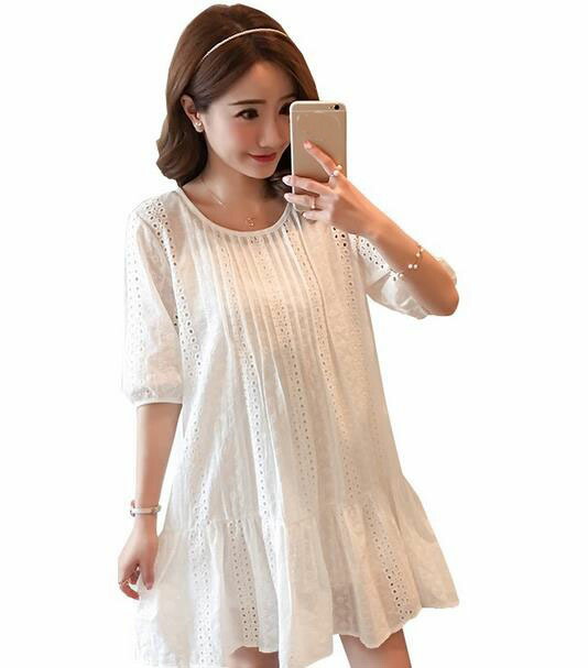 送料無料 韓国風 マタニティワンピース 妊婦服 産前 産後 ワンピース マタニティウェア ママ 妊婦用 お宮参り ドレス ゆったり 夏 短袖 長袖 マキシワンピース M L Xl Xxl 大人気の