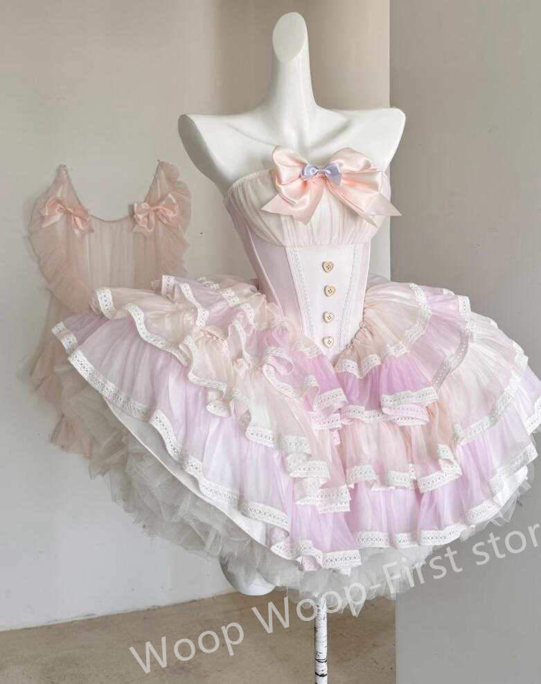 LOLITA ロリータ ゴスロリ コスプレ  御手伝いさん服 御召しもの  文物祭 翰林院祭 御召しもの  仮面舞踏会 ハロウィン  おすすめ 好いたらしい 長袖 御召しもの 日常 活動写真 一こま 花嫁御寮 御召しもの 新販 円光ウィーン op 衣装  ふわふわスコート
