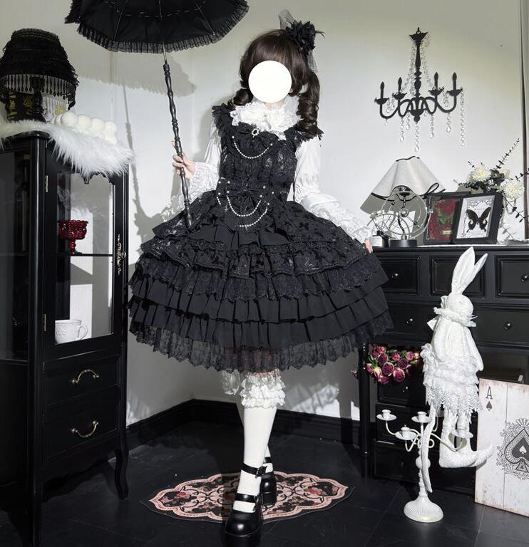 LOLITA ロリータ ゴスロリ コスプレ  お手伝いさん服 御召しもの  文明祭 翰林院祭 御召しもの  仮面舞踏会 ハロウィン  おすすめ 好いたらしい 長袖 御召しもの 日常 活動写真 一こま お嫁さん 御召しもの 新販 日暈ウィーン op 衣裳