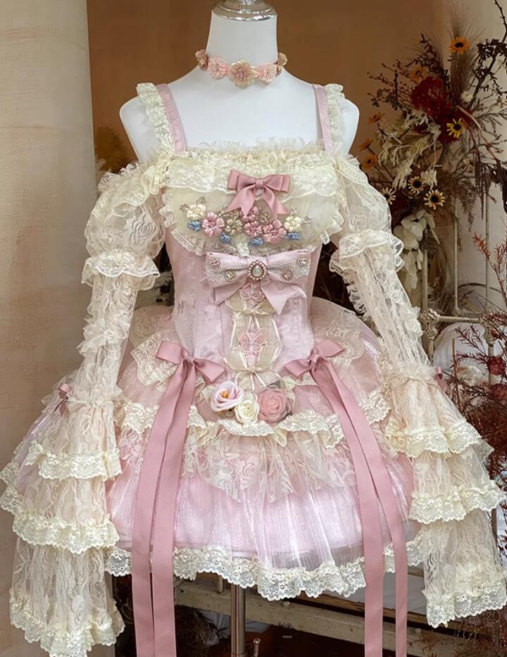 LOLITA ロリータ ゴスロリ コスプレ メイド服 コスチューム 文化祭 学園祭 衣装 仮装 ハロウィン おすすめ 可愛い 長袖 ドレス　日常　写真　舞台　花嫁　洋服　新販　ハロウィーン　op　ワンピース　シャツ　2点セット｜Woop　Woop-First　store 15,246円