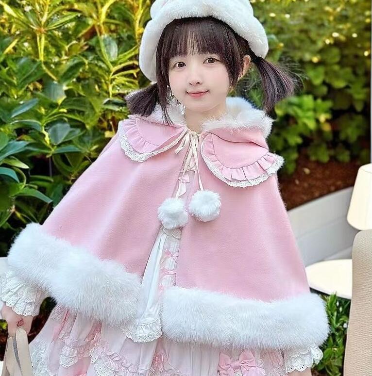 楽天市場】Lolita系 ロリータ ポンチョ コート ケープ コート