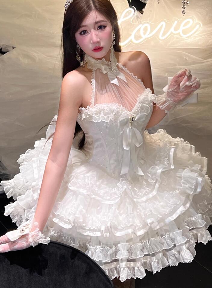 LOLITA ロリータ ゴスロリ コスプレ  御手伝いさん服 御召しもの  培養祭 翰林院祭 御召しもの  仮面舞踏会 ハロウィン  おすすめ 好いたらしい 長袖 御召しもの 日常 第八芸術 一こま 花嫁御寮 御召しもの 新販 円光ウィーン op 衣装  アニメ コスプレ cosplay