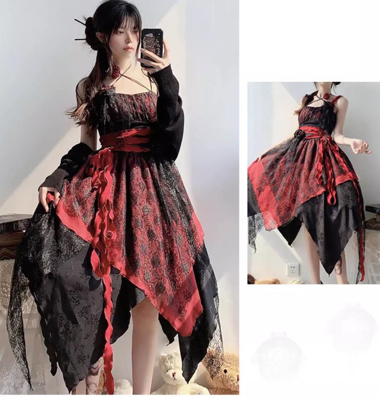 LOLITA ロリータ /御召しもの/衣裳 JSK OP ゴスロリ コスプレ  お手伝いさん服 御召しもの  教養祭 翰林院祭 御召しもの  仮面舞踏会 ハロウィン  おすすめ 好いたらしい 長袖 御召しもの 日常 活動写真 一こま 花嫁御寮 御召しもの 日暈ウィーン あやつり人形御召しもの