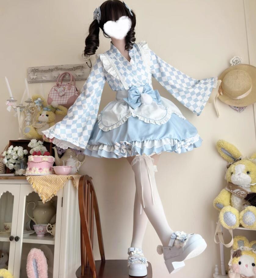 楽天市場】/新発//Lolita系 4点セット/上下セット スカート 浴衣 和風