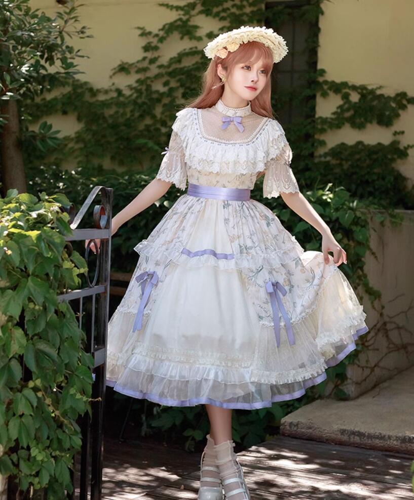 LOLITA ロリータ/op/ワンピース/ゴスロリ コスプレ メイド服 コスチューム 文化祭 学園祭 衣装 仮装 ハロウィン おすすめ 可愛い ドレス 日常 写真 舞台 花嫁 洋服 ハロウィーン|Woop Woop-First store