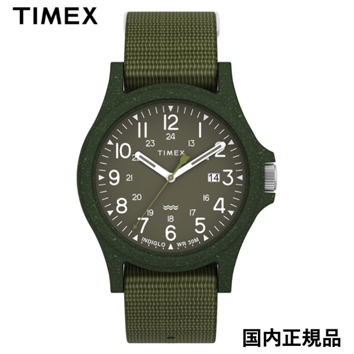 TIMEX タイメックス Reclaim Ocean リクレイム オーシャン ダークグリーン TW2V96000｜ジュエリー＆ウォッチ ミムラ
