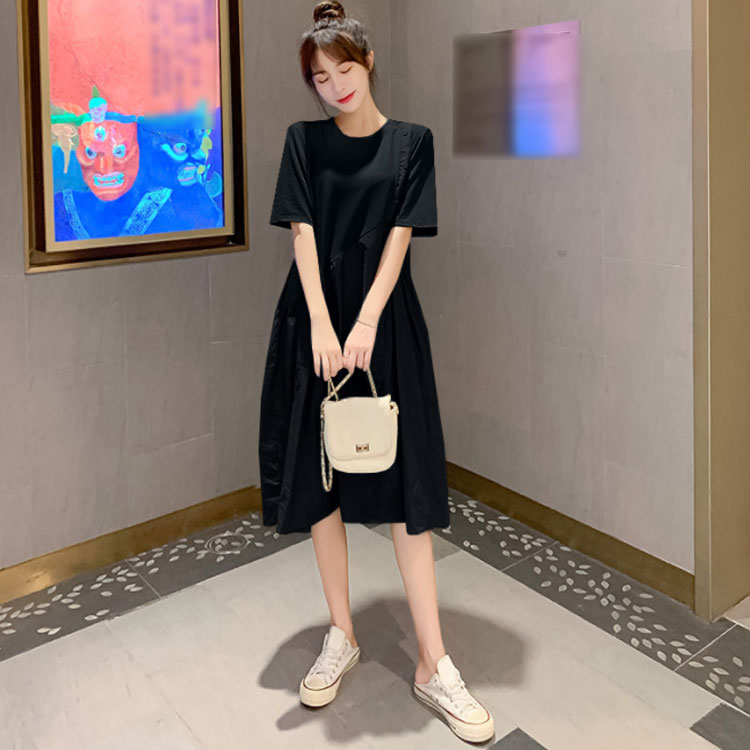 人気デザイナー マタニティ レディース マタニティウェア ビッグt 無地 ワンピース 夏 切替 ママ ミモレワンピース ラウンドネック 柔らか 産後 半袖 薄手 かわいい おしゃれ 産前 上品 普段着 臨月 ルームウエア Tシャツワンピース Amazingimoveis Com Br