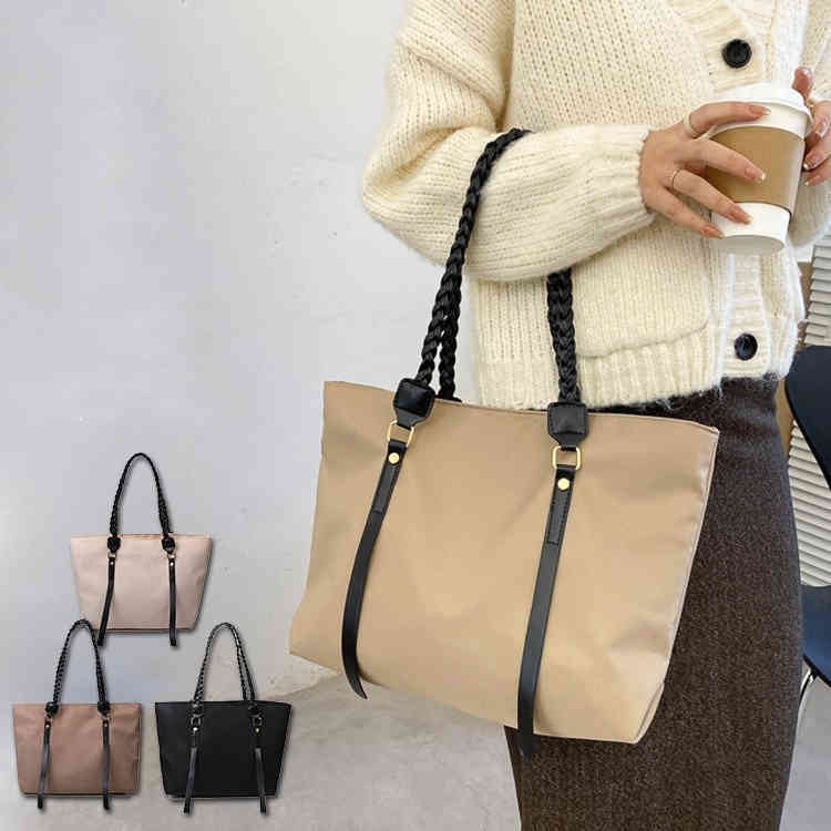 リアル トートバッグ レディース ナイロンバッグ 大きめ 通勤バッグ きれいめ トート 女性 肩掛けバッグ 軽い 大容量 代 30代