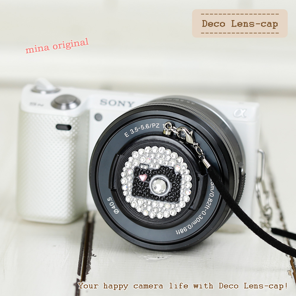 楽天市場 レンズキャップ 40 5mm キラキラカメラ ミーナ