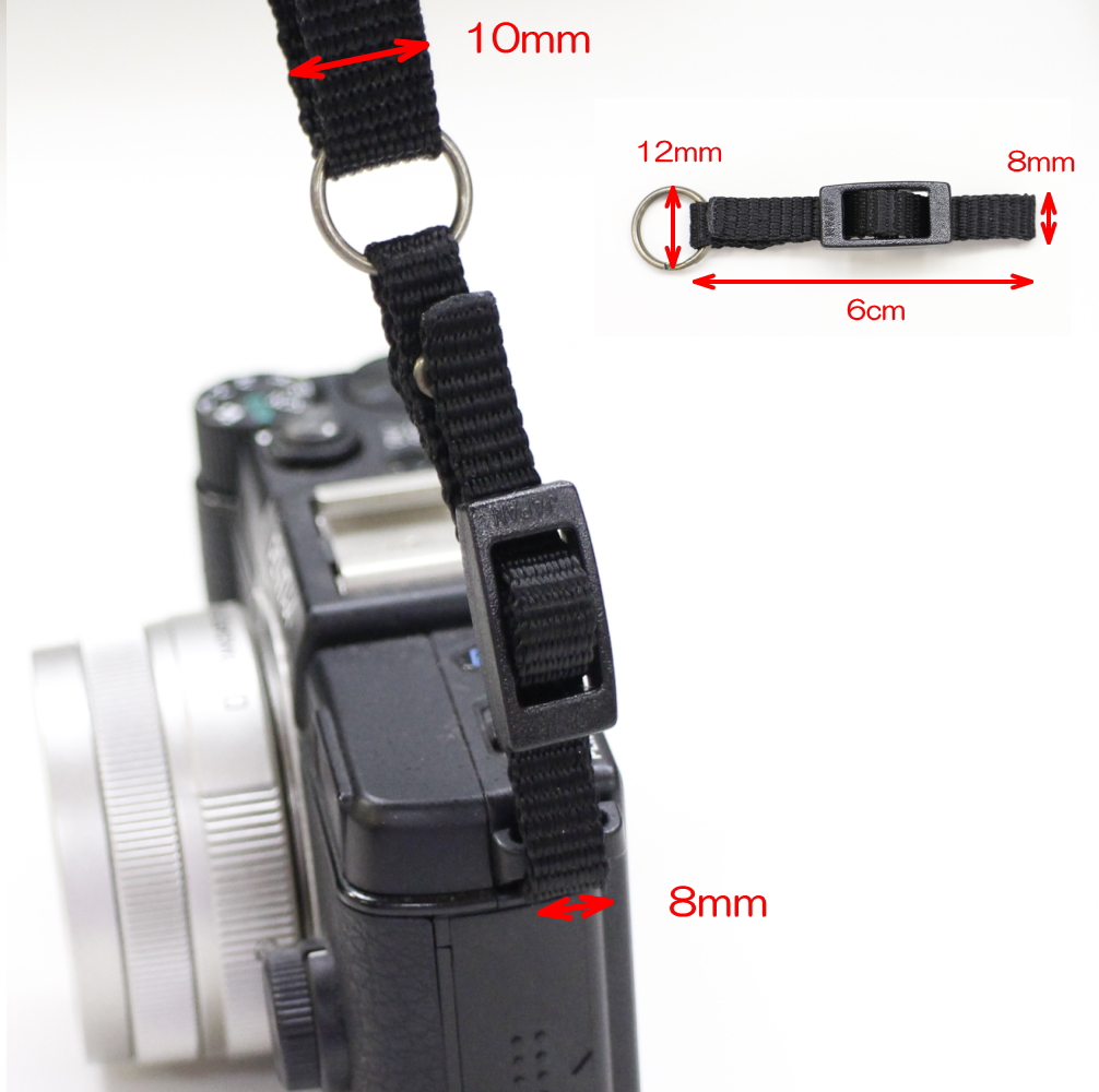 楽天市場 同梱専用 8mm幅用取付パーツ 黒 ２個セット ミーナ