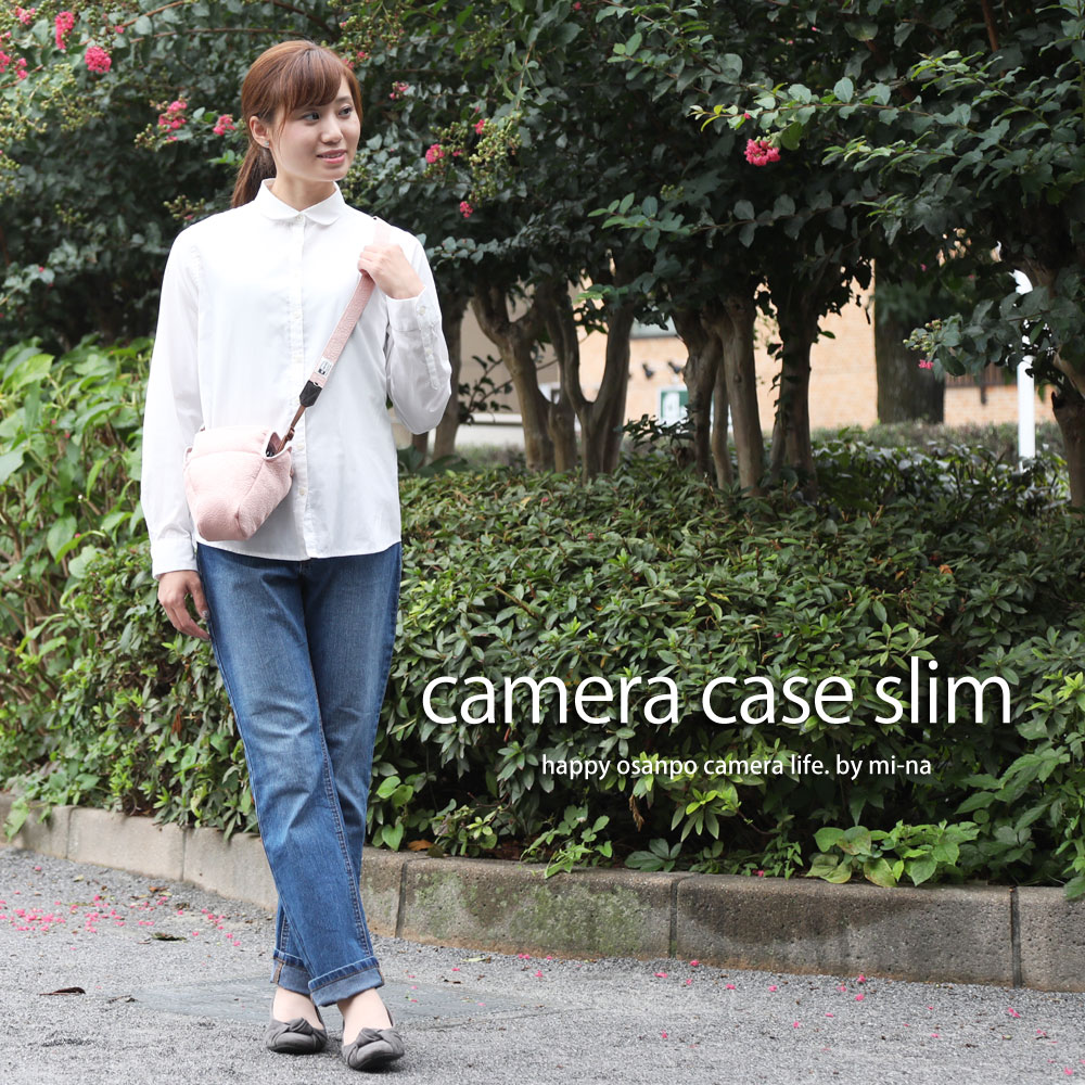 楽天市場 カメラケース Camera Case カメラカバー Mi Na ミーナ おしゃれ かわいい 女子 一眼レフ ミラーレス カメラのお洋服 スリム コーラルレディーローズ ミーナ