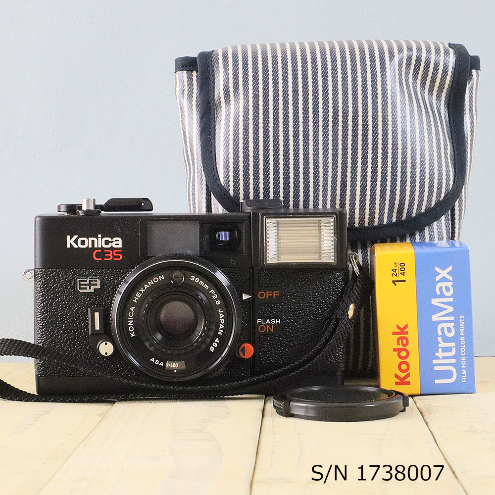 楽天市場】【整備済】【保証付 】 コニカ KONICA C35 EF S/N 954512