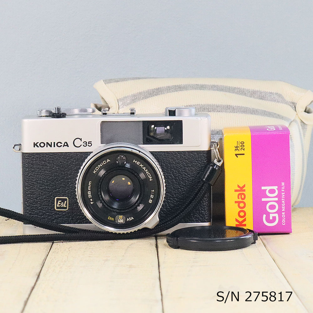 楽天市場】【整備済】【保証付 】 コニカ KONICA C35 E&L S/N 122556