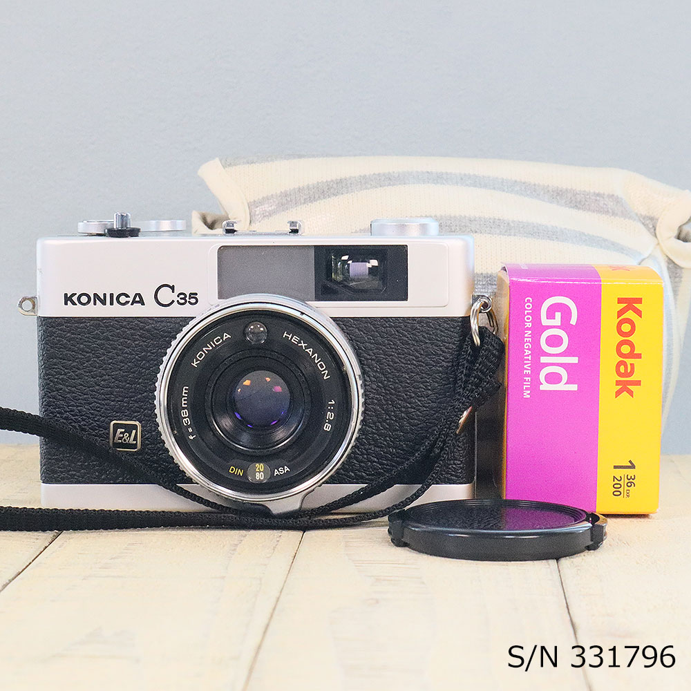 楽天市場】【整備済】【保証付 】 コニカ KONICA C35 Flashmatic S/N