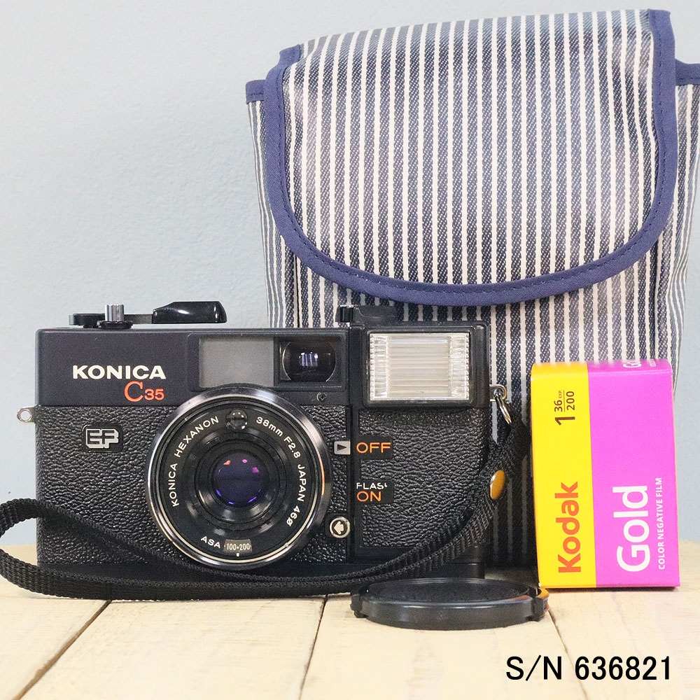 楽天市場】【整備済】【保証付 】 コニカ KONICA C35 EF S/N 616821 