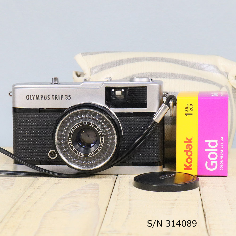 楽天市場】【整備済】【保証付 】 オリンパス OLYMPUS TRIP 35 S/N 232924（ケース・フイルム付セット） フィルムカメラ フイルム カメラ 【中古】 : ミーナ