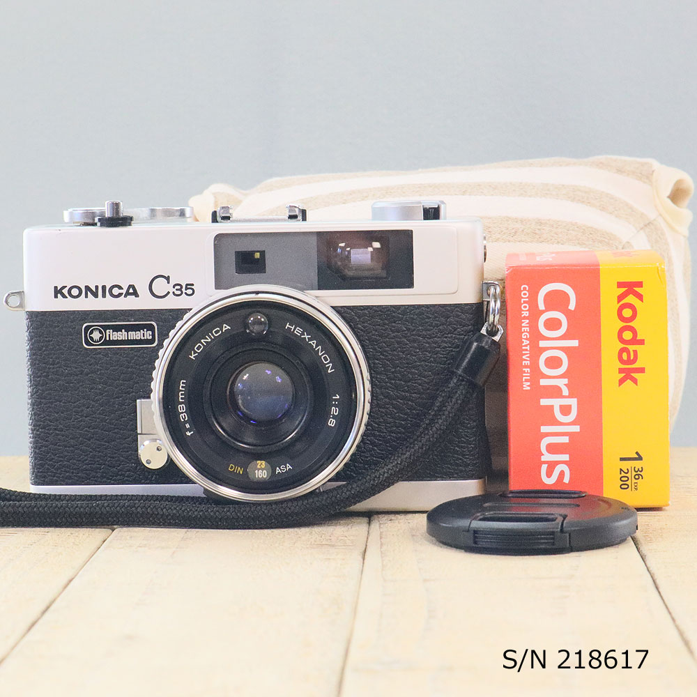 楽天市場】【整備済】【保証付 】 コニカ KONICA C35 Flashmatic