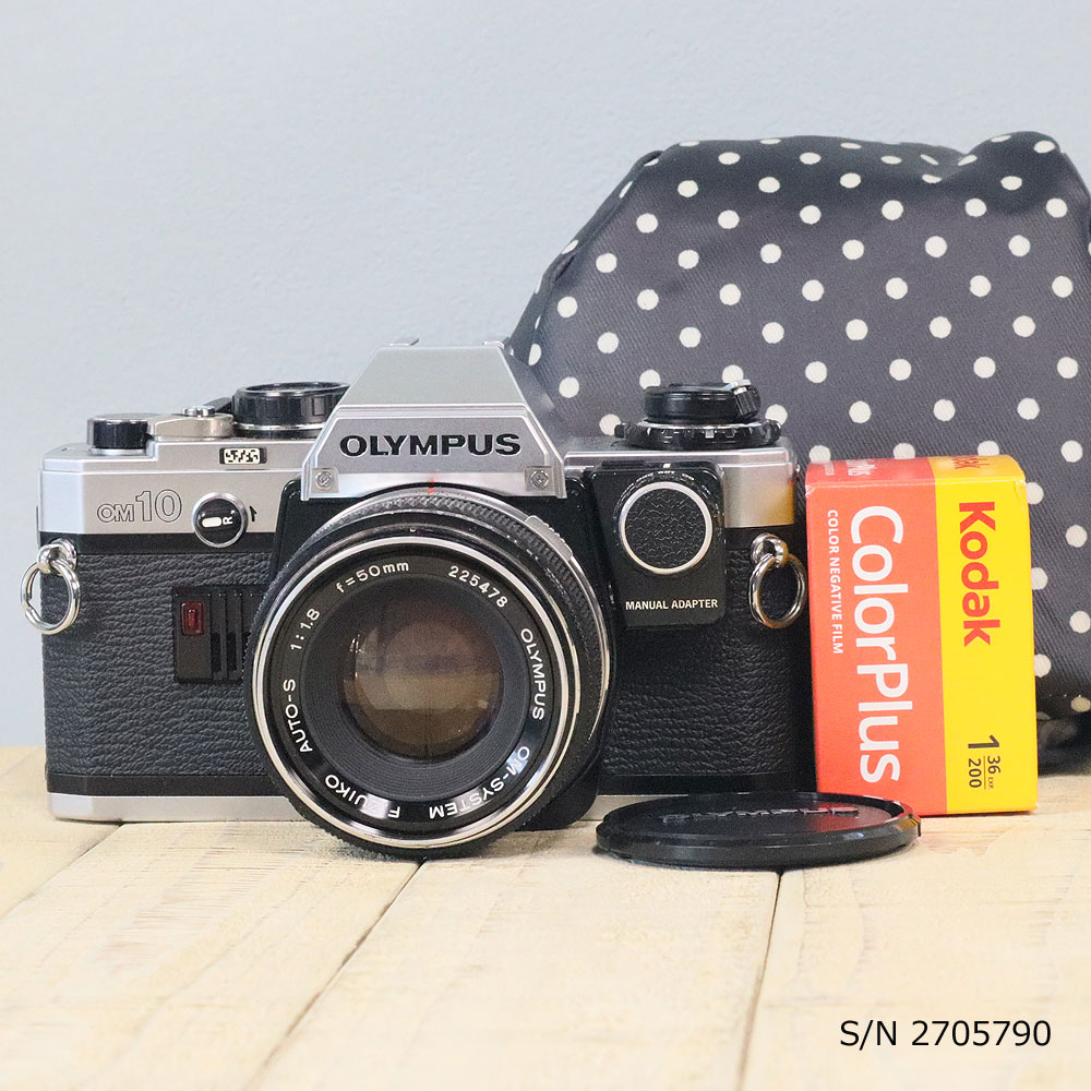 OLYMPUS OM-10, G.ZUIKO 50mm f/1.4（整備品）