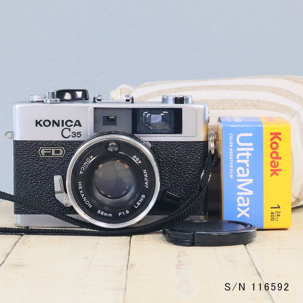 楽天市場】【整備済】【保証付 】 コニカ KONICA C35 E&L S/N
