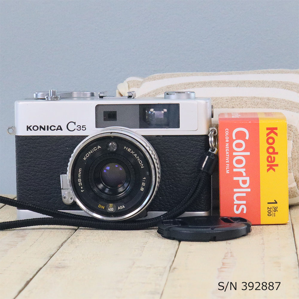 楽天市場】【整備済】【保証付 】 コニカ KONICA C35 EF S/N