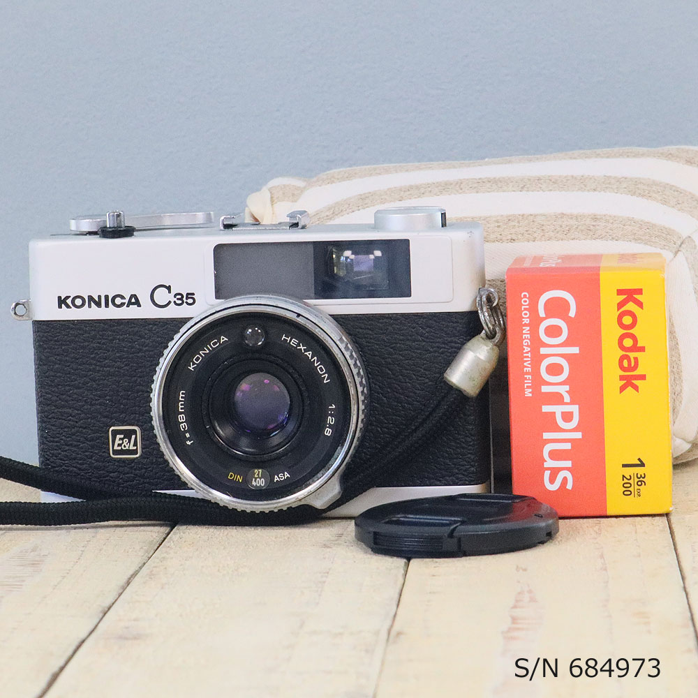 楽天市場】【整備済】【保証付 】 コニカ KONICA C35 EF S/N