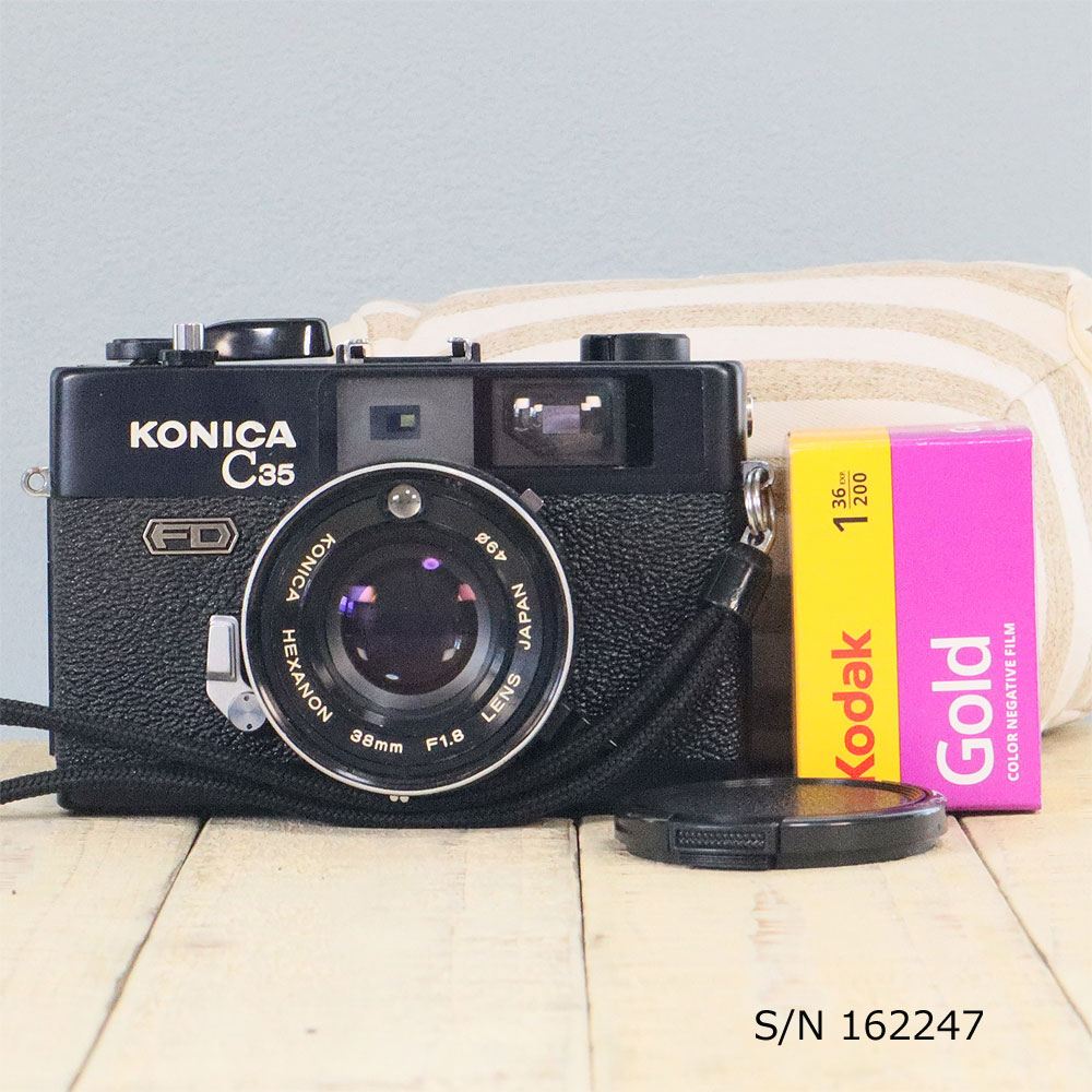 楽天市場】【整備済】【保証付 】 コニカ KONICA C35 Flashmatic