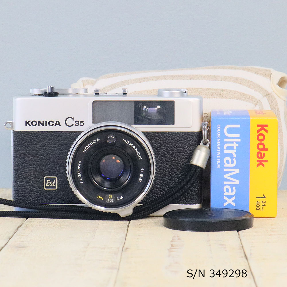 楽天市場】【整備済】【保証付 】 コニカ KONICA C35 ブラック S