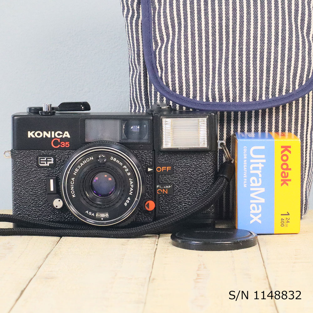 試写済：Konica コニカC35 flashmatic 楽天市場】【整備済】【保証付 】 コニカ KONICA C35 Flashmatic
