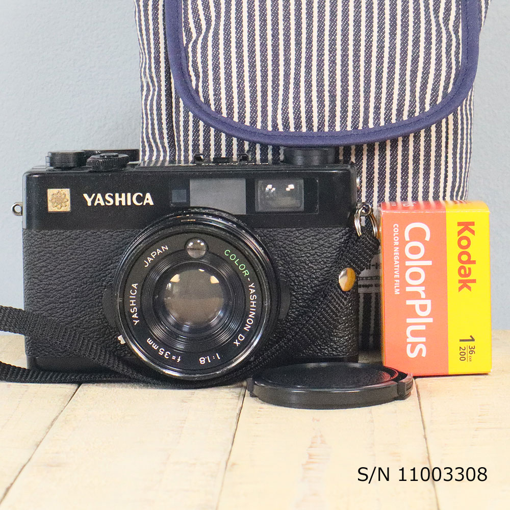 【整備済完動品】Konica C35 BLACK Konica C35 MF Black Point & Shoot Film Camera [For Parts