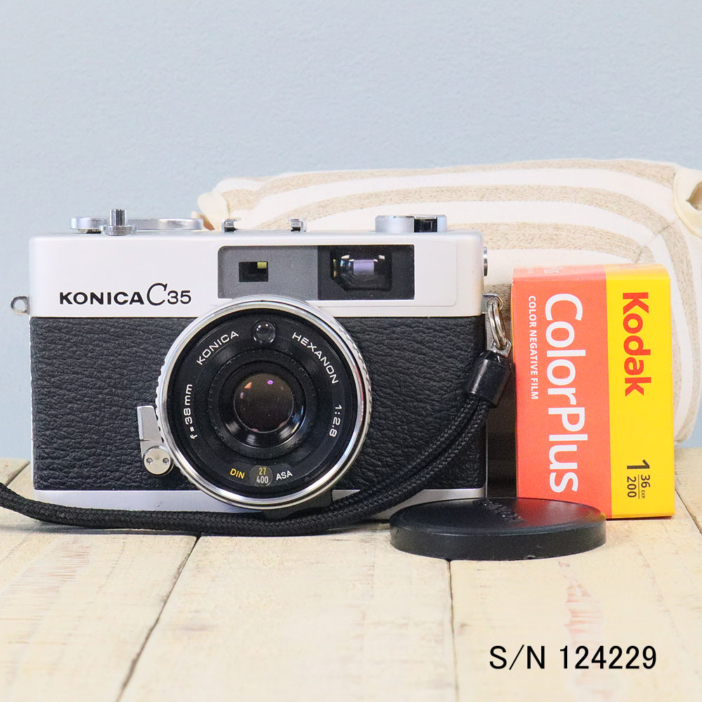 楽天市場】【整備済】【保証付 】 コニカ KONICA C35 E&L S/N 557604