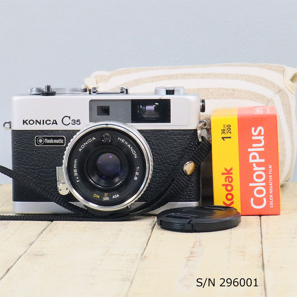 楽天市場】【整備済】【保証付 】 コニカ KONICA C35 E&L S/N 163851