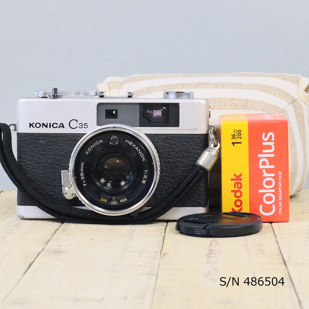 楽天市場】【整備済】【保証付 】 コニカ KONICA C35 E&L S/N 163851