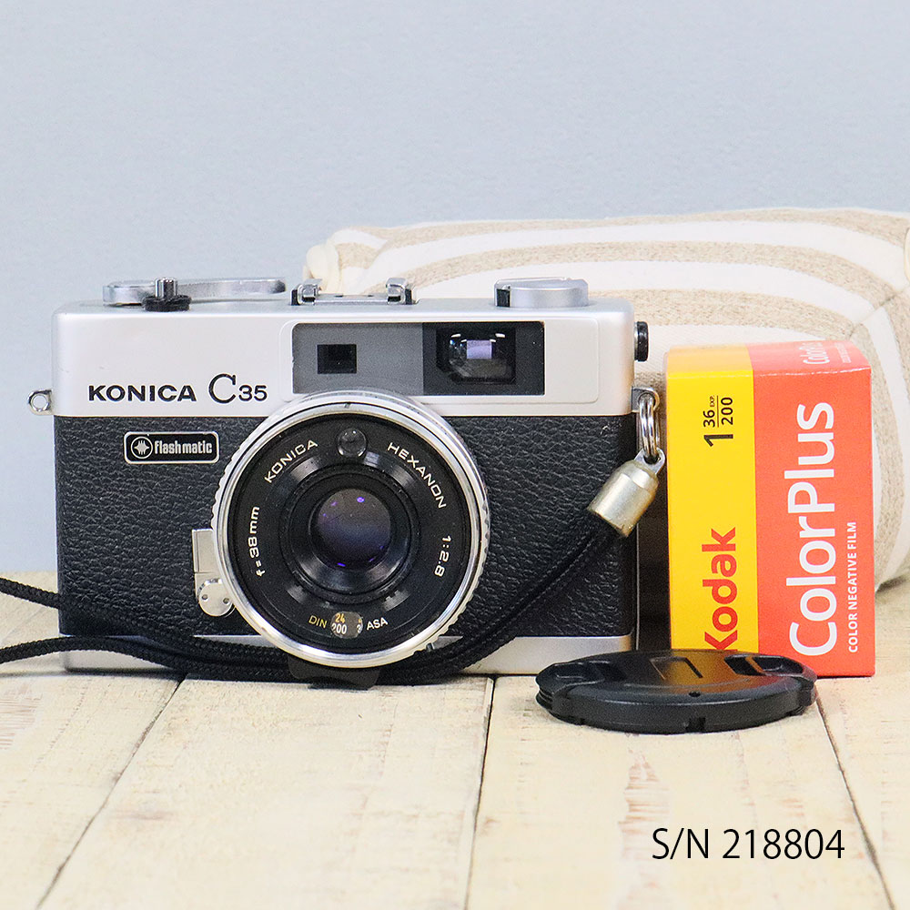 楽天市場】【整備済】【保証付 】 コニカ KONICA C35 EF S/N 1289544
