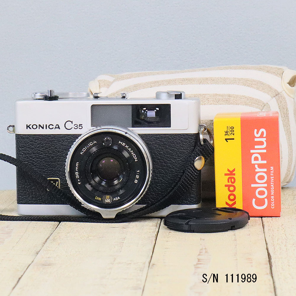 楽天市場】【整備済】【保証付 】 コニカ KONICA C35 Flashmatic S/N