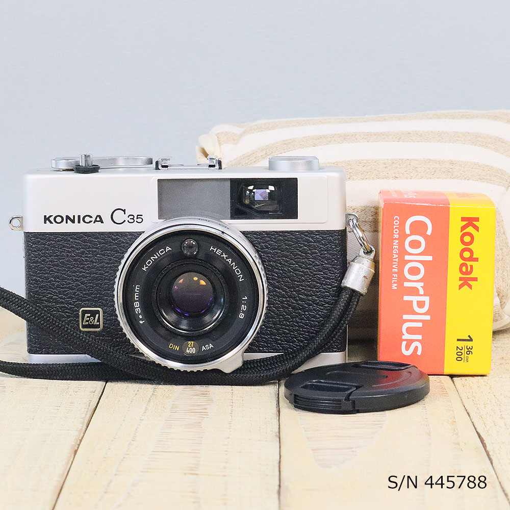 楽天市場】【整備済】【保証付 】 コニカ KONICA C35 Flashmatic S/N