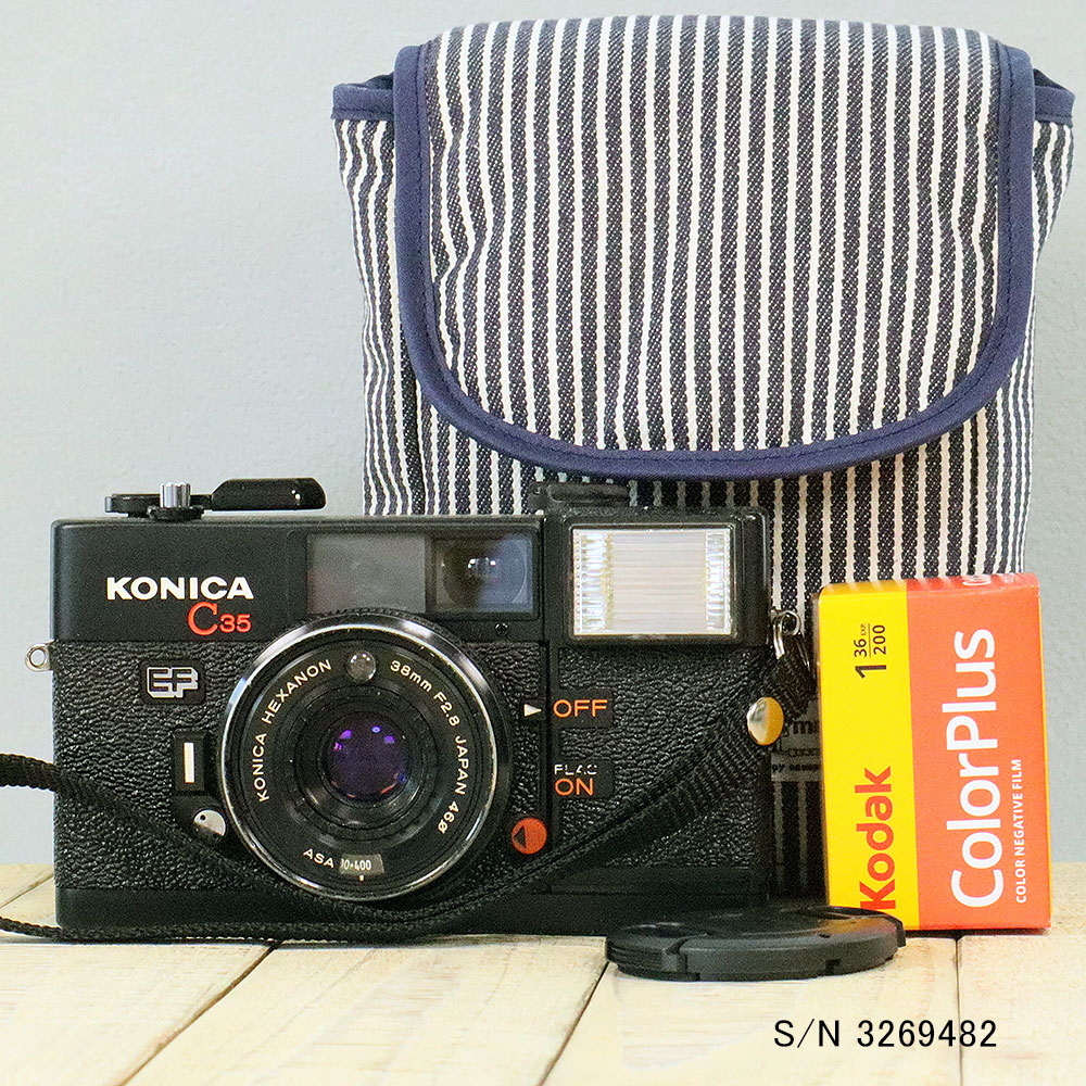 507 KONICA コニカC35 フラッシュマチック 分解整備済の完動美品
