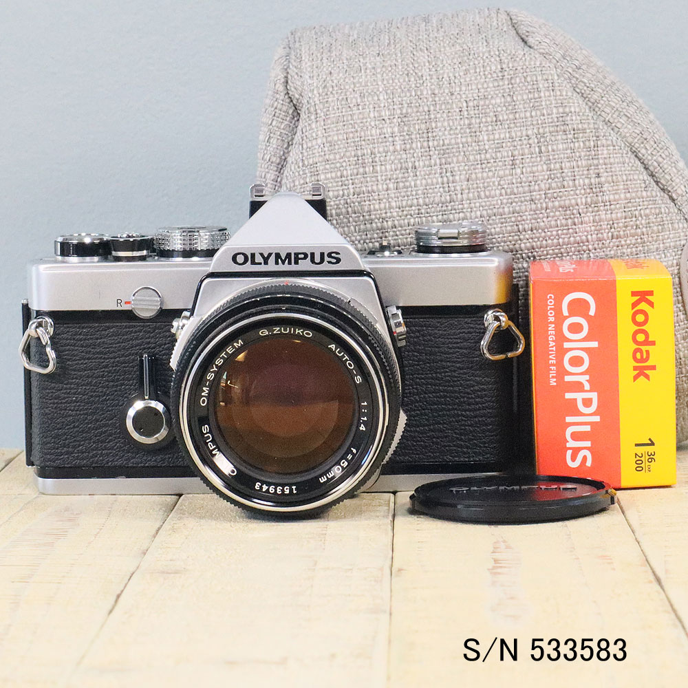楽天市場】【中古】オリンパス OLYMPUS フィルムカメラ OM-1 シルバー