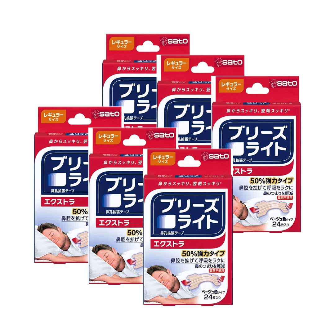 ブリーズライトエクストラレギュラーベージュ色 24枚 ×6セット