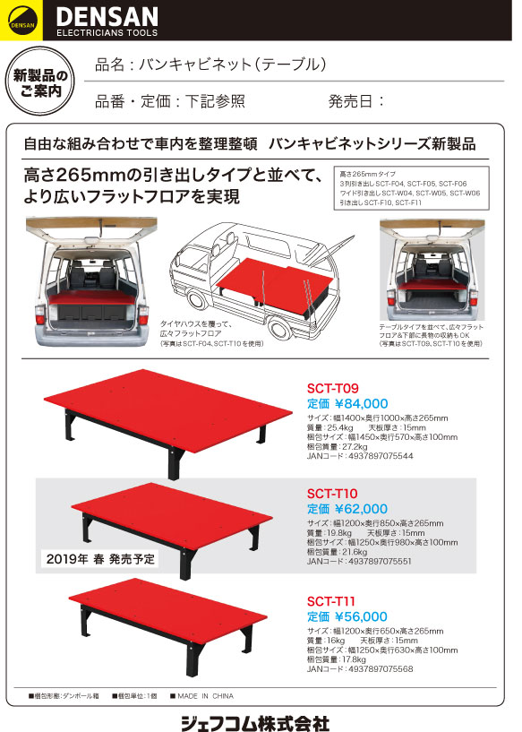 得価低価 デンサン バンキャビネット テーブル SCT-T06 ホームセンター