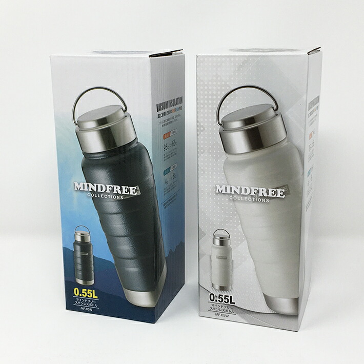 楽天市場 全国送料無料 宅配便 Mindfree マインドフリー ステンレスボトル 550ml ネイビー Mf 05n マグ ボトル 水筒 魔法瓶 真空 断熱 二重構造 二層構造 保温 保冷 持ち運び ステンボトル 南九州流通プラス